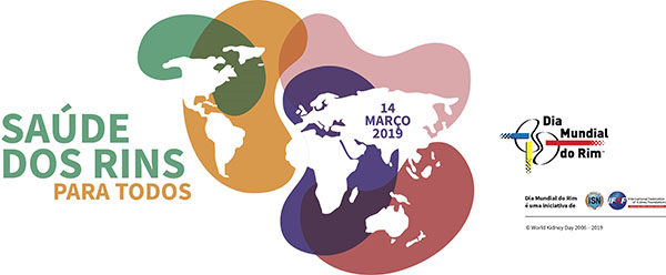 Dia Mundial do Rim 2019 - Saúde dos Rins. Apoio Sociedade Mineira de Nefrologia